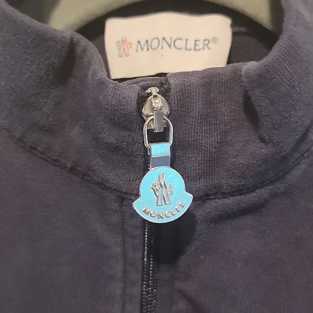 Moncler Jacket girls zip up patch kids baby girls Size 2 T Peplum
